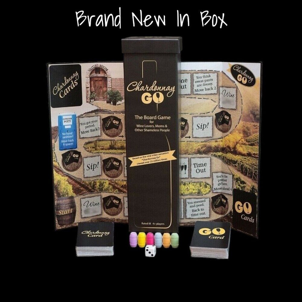 Chardonnay Go The Board Game Wine Lovers Moms Brand New In Box